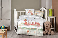 Комплект постельного белья для новорожденных First Choice Baby Digital Satin 100х150 см. Toys