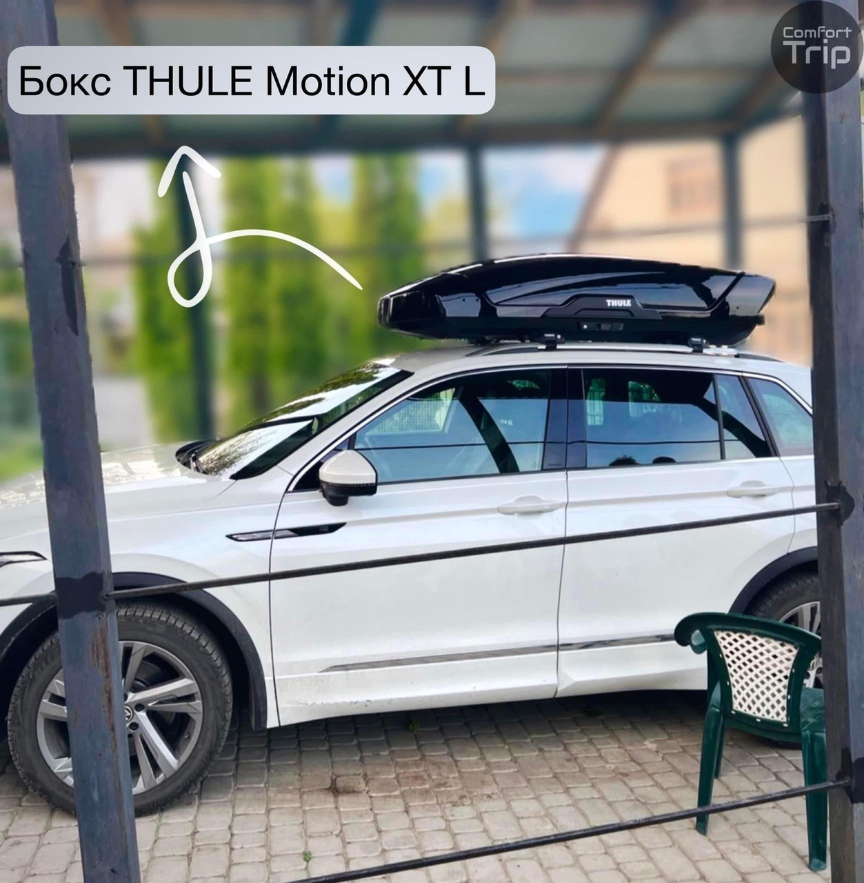 Автобокс на дах авто Thule Motion XT L Black
