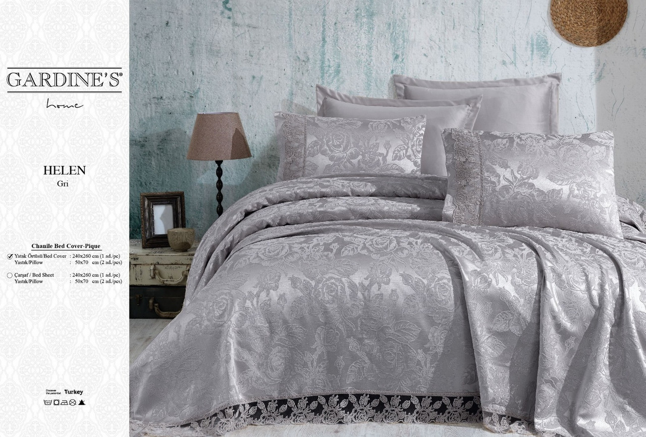 Покривало Gardines 240х260 см Helen Gri, фото 1