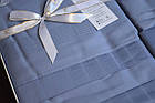 Комплект постільної білизни First Choice Deluxe Satin 200х220 New Trend Dusty Blue, фото 4