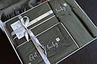 Комплект постільної білизни First Choice Deluxe Satin 200х220 Timeless Dark Green, фото 4