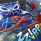 Постільна білизна TAC Disney 160×220 см Spiderman Blue City, фото 3