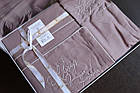Комплект постільної білизни First Choice Deluxe Satin 200х220 Timeless Lilac, фото 4