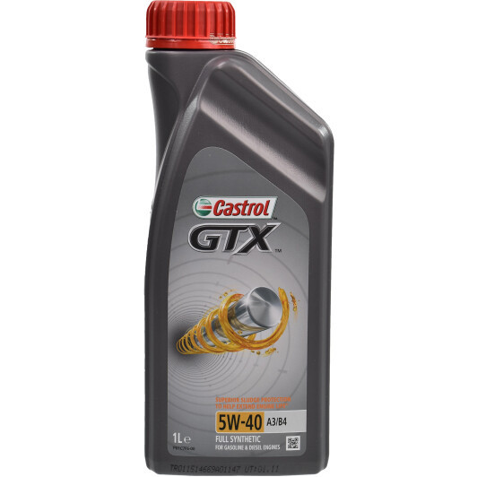 Castrol GTX A3/B4 5W-40, 1 л (UR-GTX54A3-12X1) моторна олива, фото 1