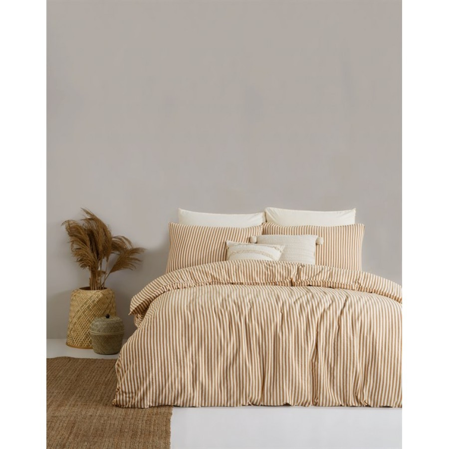 Постільна білизна Limasso Stonewashed Ranforse 200 х 220 см Stenford Hardal, фото 1