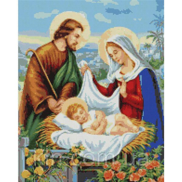 Алмазна мозаїка BrushMe Свята родина 50 х 40 см (арт. DBS1092), фото 1