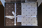 Постільна білизна First Choice Cotton 160x220 см Point Brown, фото 4