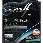 Wolf Officialtech C2/C3 5W-30 5 л, (8332579) моторна олива, фото 2