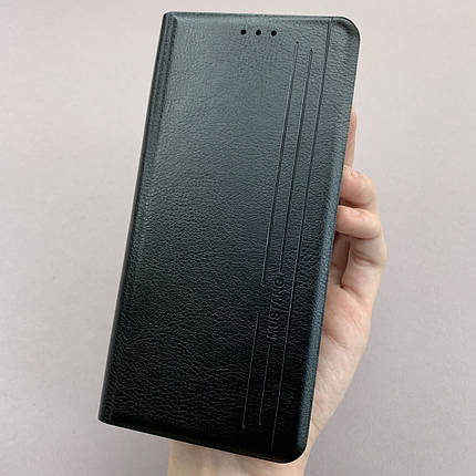 Чохол-книга для Xiaomi Redmi Note 12 Pro книжка із захистом камери на телефон сяомі нот 12 про чорна prm, фото 2