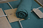 Постільна білизна Limasso Stonewashed Ranforse 200 х 220 см Dark Green, фото 5