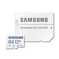 Карта памяти SAMSUNG micro SD 64Gb U1 A1 class 10