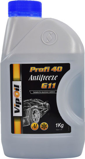 Готовий антифриз VIPOIL Profi 40 G11 синій -30 °C, фото 1