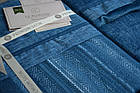 Постільна білизна La Romano Premium Satin 200×220 Talya Blue, фото 6