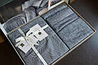 Постільна білизна La Romano Premium Satin 200×220 Nesy Grey, фото 5