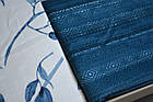 Постільна білизна La Romano Premium Satin 200×220 Madena Blue, фото 5
