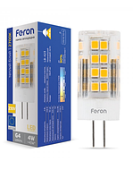 Світлодіодна лампа Feron 4W G4 2700K 220V