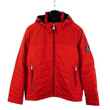 Куртка чоловіча BLACK VINYL (міжсезонна) TC22-2036 Оранжева 100% поліестер. Утеплювач: тінсулейт 46(Р)