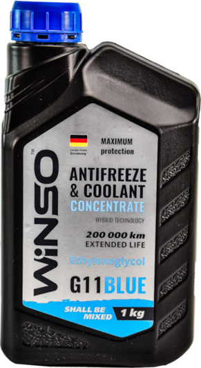Winso G11 синій, 1 л (881040) концентрат антифризу, фото 1