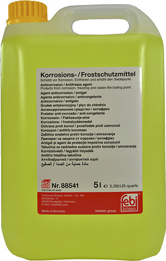 Febi G11 жовтий, 5 л (88541) концентрат антифризу, фото 1