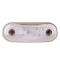 Повторитель габарита овал 24 LED 12/24V белый TH-2420-white 3