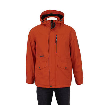 Куртка чоловіча BLACK VINYL (міжсезонна) TC21-1823 Оранжева 100% поліестер 48(Р)