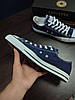 Converse All Star Navy/White конверси СИНІ чоловічі унісекс, фото 9