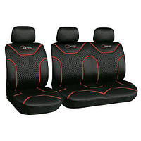Автомобильные универсальные чехлы салона на сиденья MILEX Classic BUS+3підг 73150 черные комплект 3