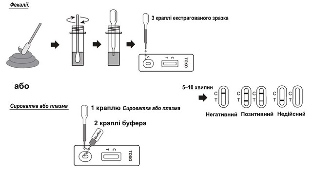 Експрес-тест на токсоплазмоз VITO-602
