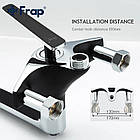 Душова система 3 в 1 з тропічним душем і змішувачем F2457 чорна хром, фото 4