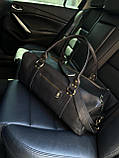 Дорожня сумка в чорному кольорі, фото 2