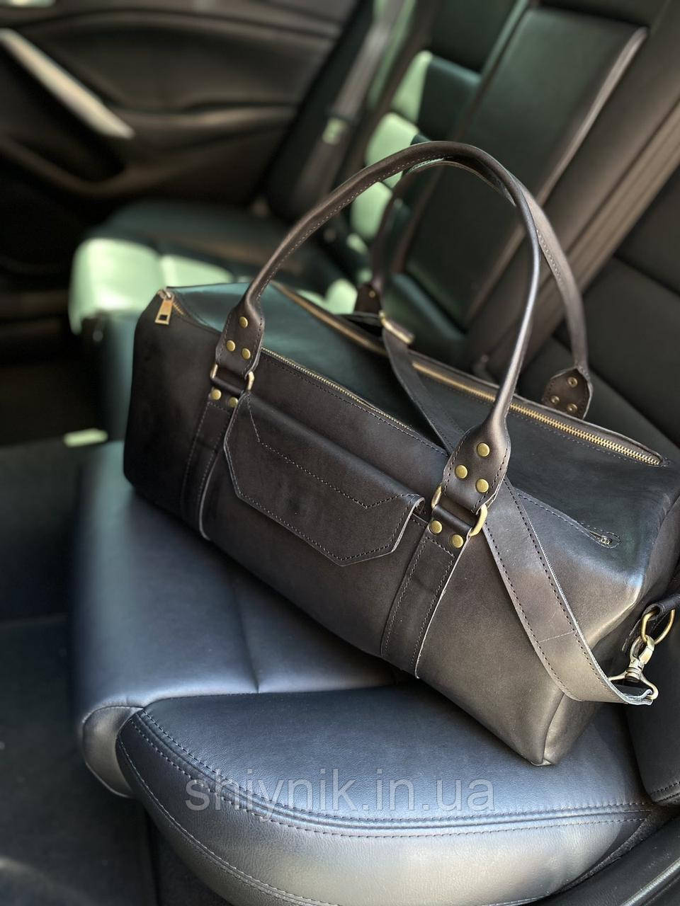 Дорожня сумка в чорному кольорі, фото 1