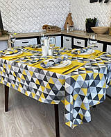 Скатерть на стол скатерть водоотталкивающая 115 х 180 см качественная скатерть тефлоновая