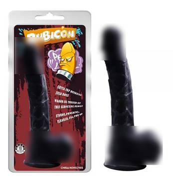 Чорний фалоіміатор на присоску Leviathan Penis | Limon, фото 1