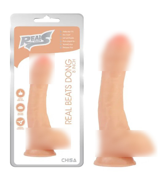 Фалоїмітатор на присоску Real Beats Dong 8.0 | Limon