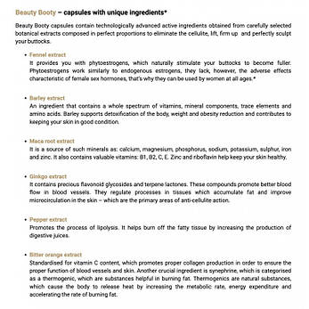 Капсули для пружного попки BeautyBooty Capsules, 90 шт. | Limon, фото 2