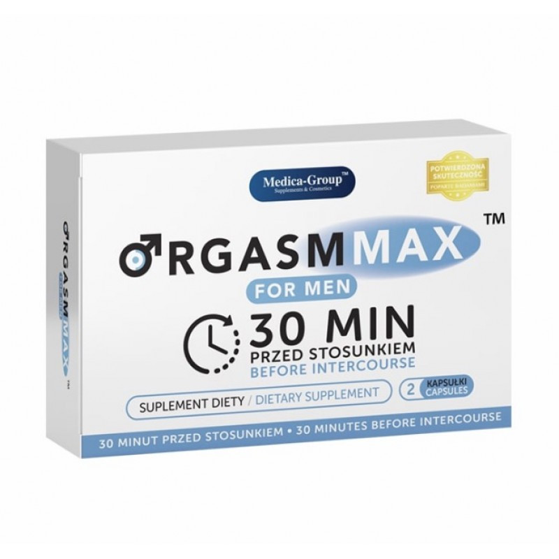 Капсули для потенції Orgasm Max for Men Capsules, 2 шт.
