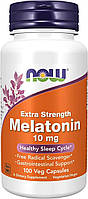 Экстра сильный мелатонин Now Foods, Extra Strength Melatonin, 10 мг, 100 капсул