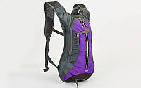 Рюкзак спортивный с жесткой спинкой planeta-sport GA-2082 31х8х43см Фиолетовый