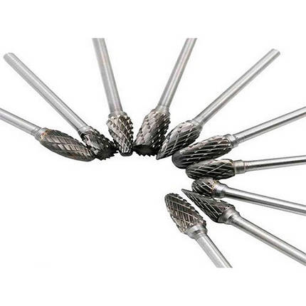 Набір борфрез по металу для гравера Dremel 10 шт (N016921), фото 1