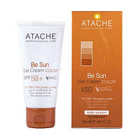 Солнцезащитный гель для лица ATACHE Be Sun Gel Cream Color SPF 50+