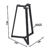 Стіл круглий обідній Трікс d60 см ТМ Loft Design, фото 6