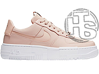 Женские кроссовки Nike Air Force 1 Low Pixel Particle Beige Light Pink CK6649-200