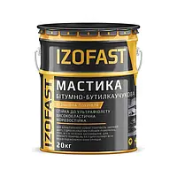 Мастика гидроизоляционная, битумно-полимерная, IZOFAST, 20кг