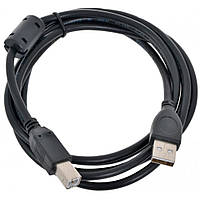 Кабель USB 2.0 AM/BM 1.8 м Black