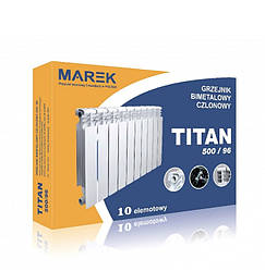 Радіатор біметалевий Titan 500/96