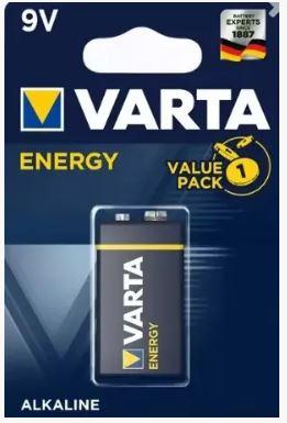 Крона Varta Energy Alkaline 6F22/9V, фото 1