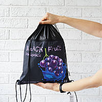Рюкзак-сумка для одежды и обуви 4Profi "Frutti" violet 43х33 Черно-фиолетовый 46099