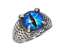Чоловік срібний перстень Саурон - Око Саурона Всевидяче Око срібний перстень з каменем