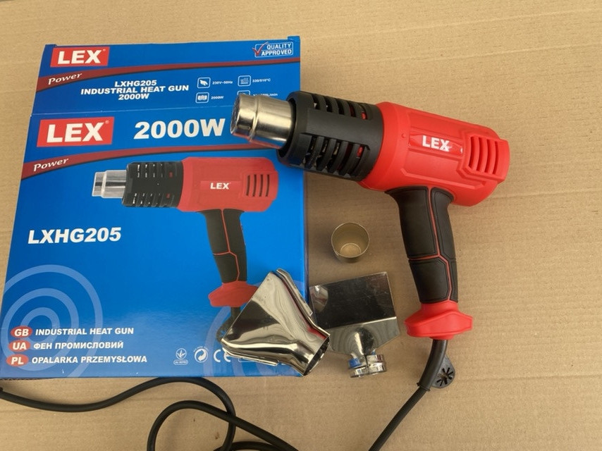 Фен будівельний LEX 2000 W LXHG205