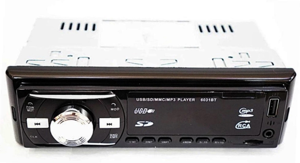 Автомагнітола 6031BT Bluetooth автомобільна магнітола Чорний